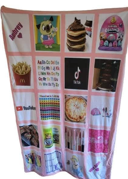 Custom Print Panel Blanket