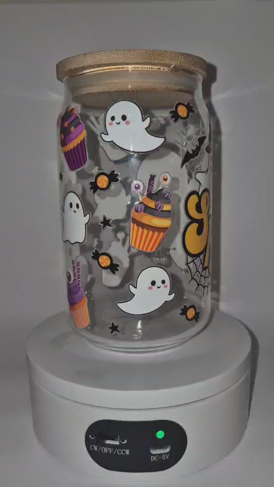 Halloween Soda Glass